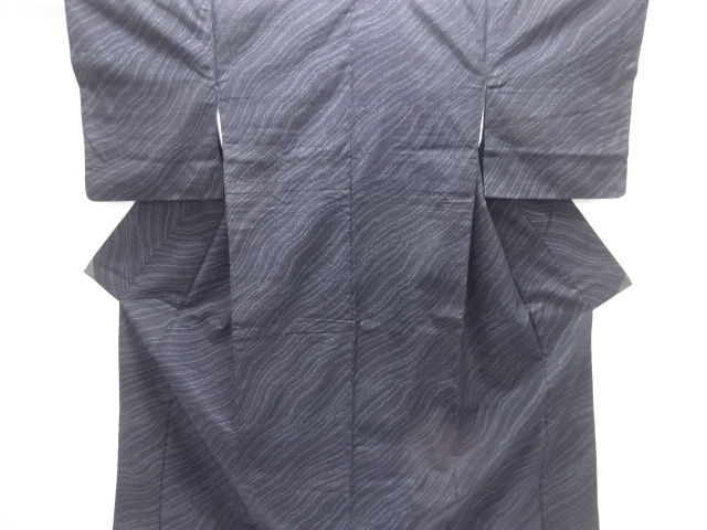 JAPANESE KIMONO / TSUMUGI / WOVEN LINES